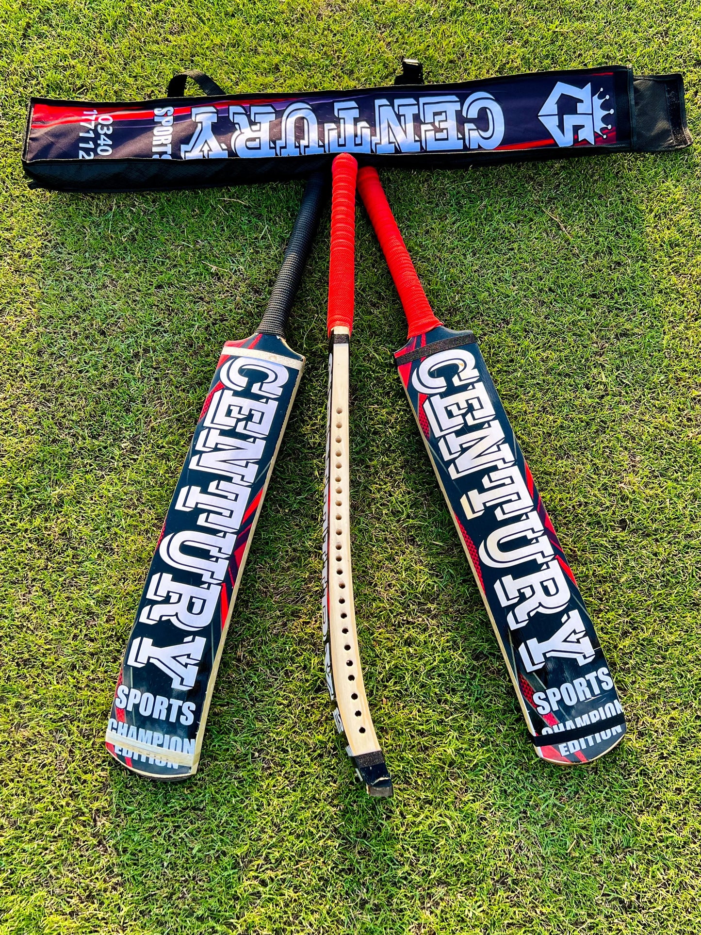 Century Sports Rawalakot Wood Bat Black Color