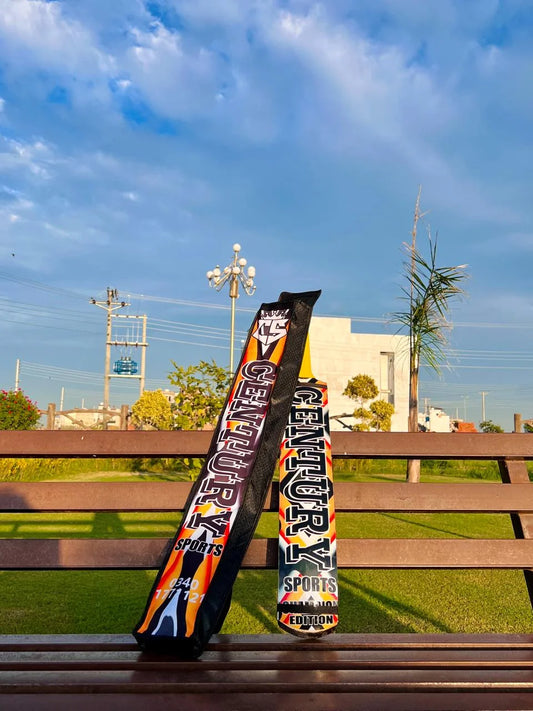 Century Sports Rawalakot Wood Bat Orange Color